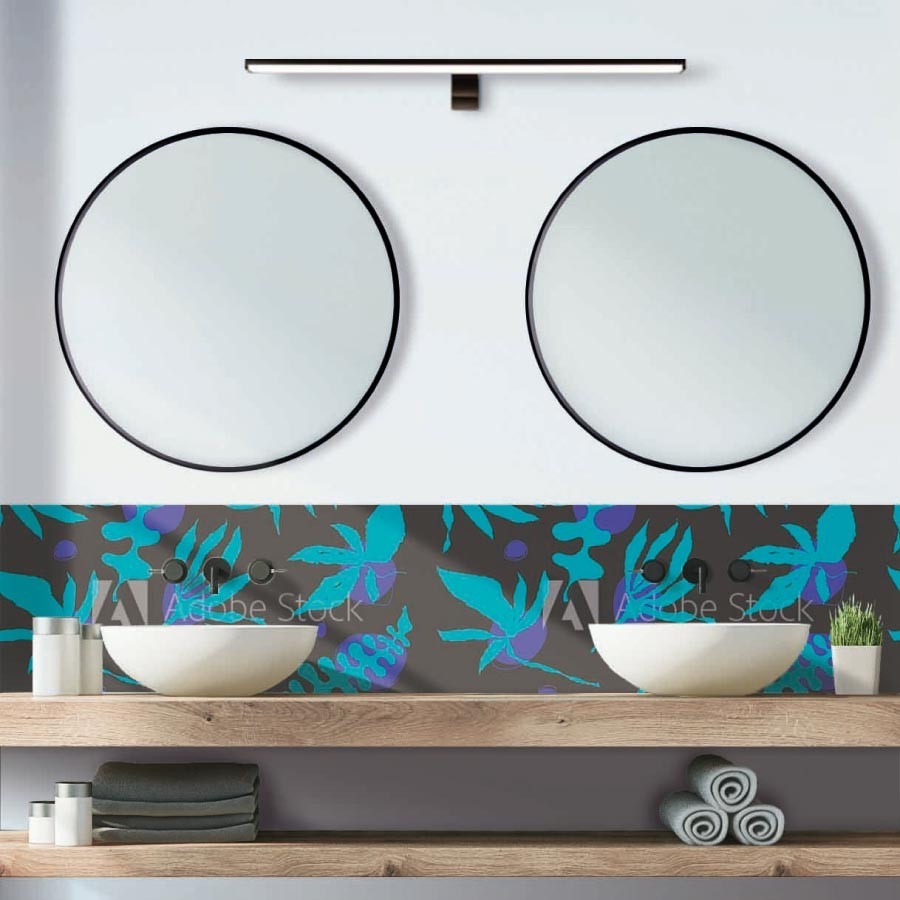 Panneaux décoratifs de toilettes décors 'nature' - Sur Mesure, C-macrédence